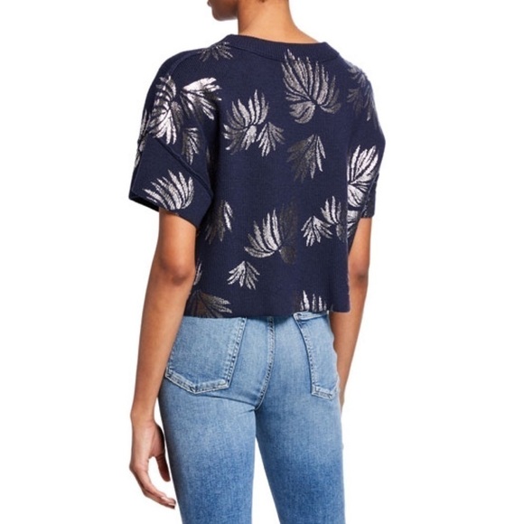 Cinq a Sept Amal Pullover Cropped Sweater - Picture 2 of 7